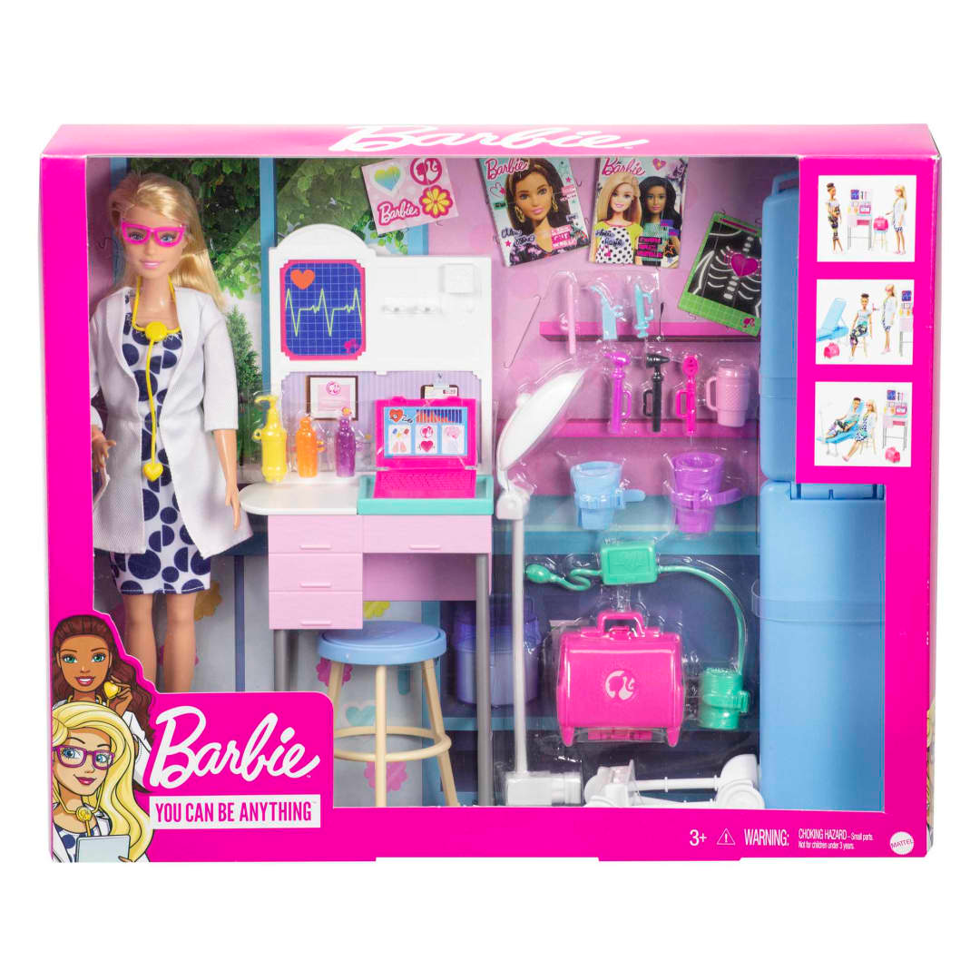 BARBIE MEDICAL DOCTOR PLAYSET WITH BLONDE DOCTOR DOLL