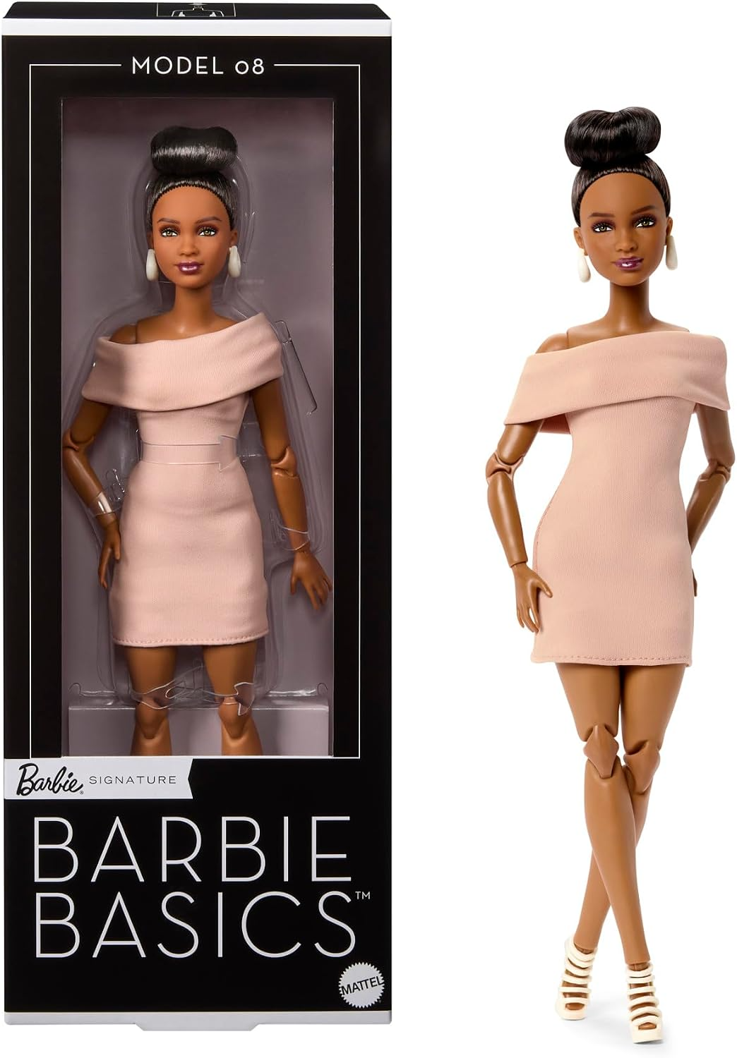 BARBIE BASICS DOLL COLLECTION NEUTRAL MODEL 08 WITH BROWN HAIR