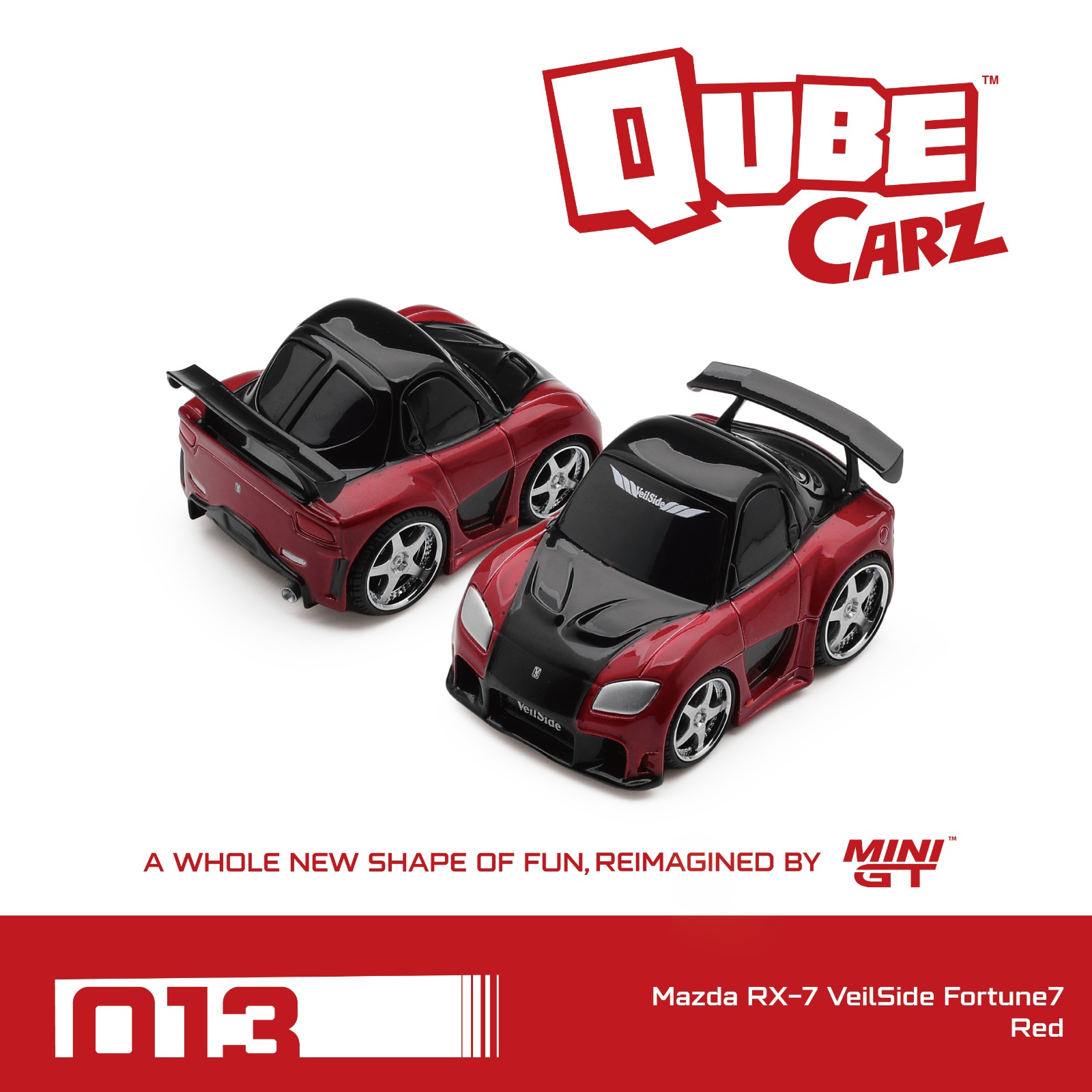 MAZDA RX-7 VEILSIDE FORTUNE7 RED(013)