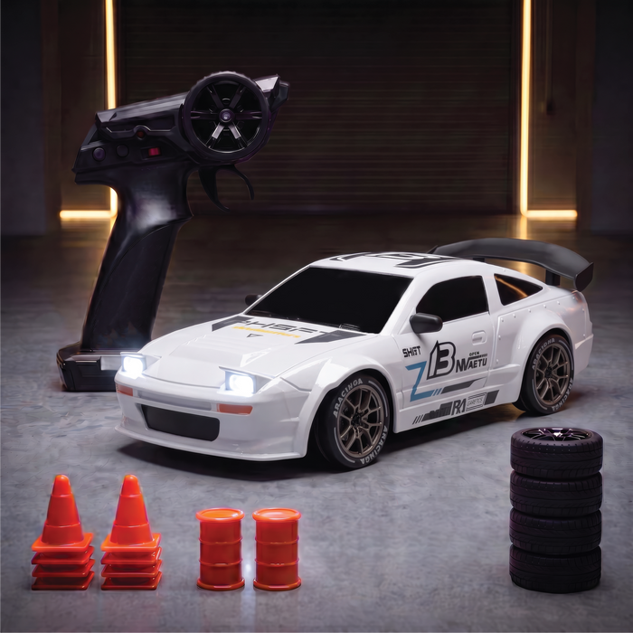 FLARE TRACK WHITE RC DRIFT CAR