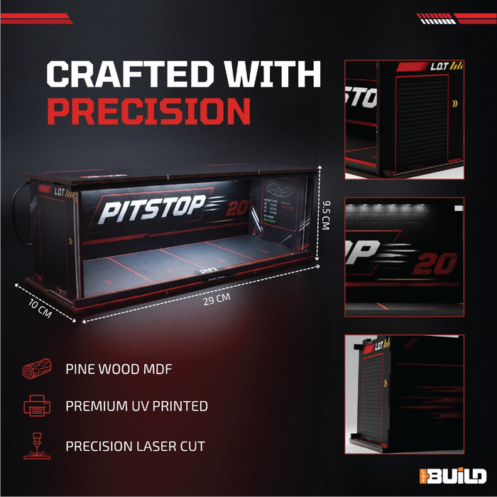 PITSTOP BUILD GARAGE RED