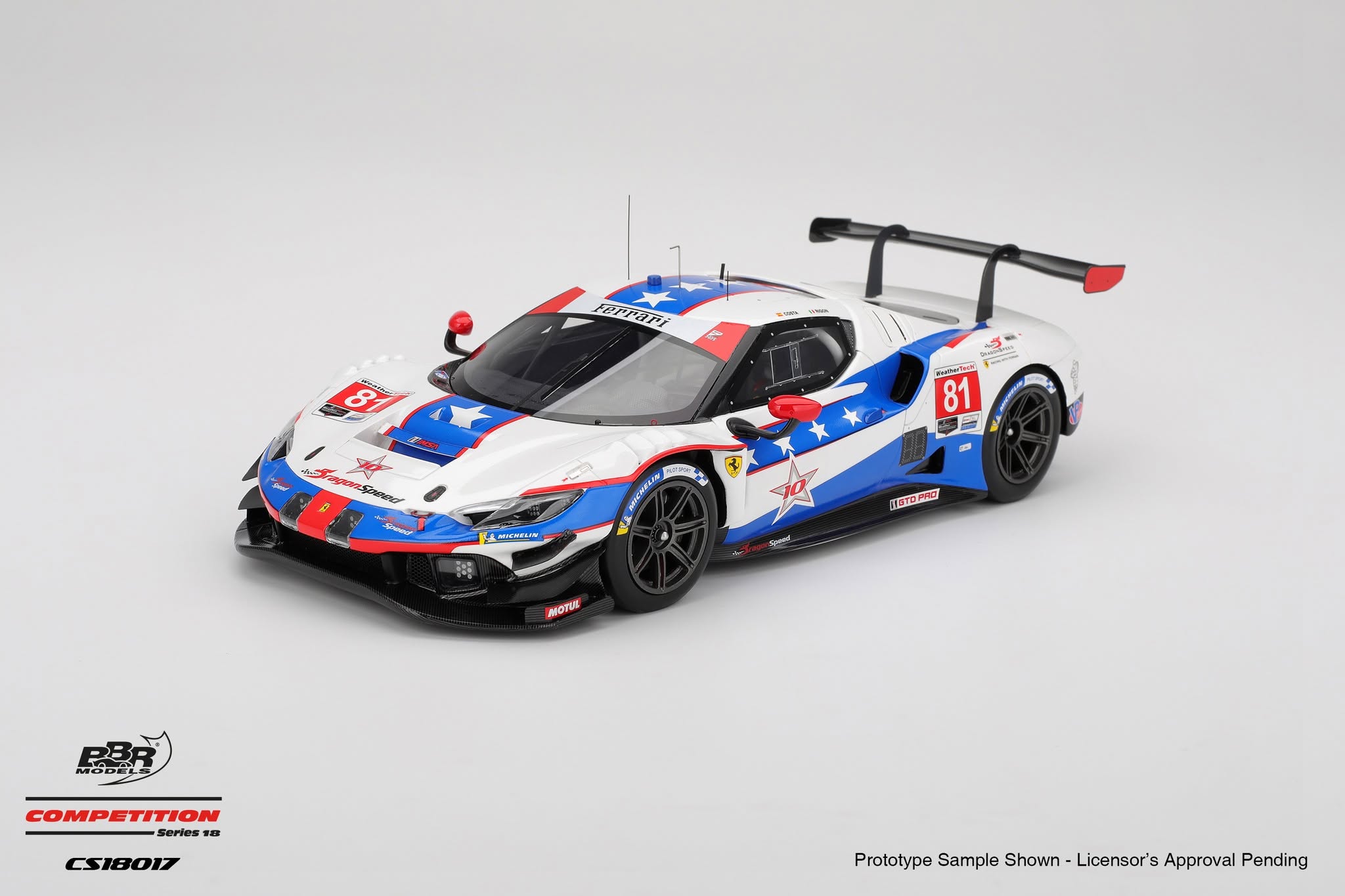 FERRARI 296 GT3 #81 DRAGONSPEED 2025 IMSA WATKINS GLEN