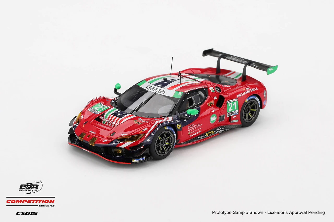 FERRARI 296 GT3 #21 AF CORSE 2025 IMSA DAYTONA 24 HRS CAR MODEL