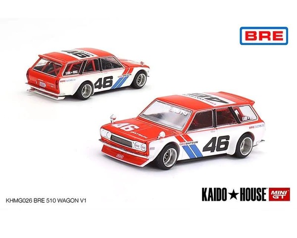 MINI GT DATSUN KAIDO 510 WAGON BRE V1