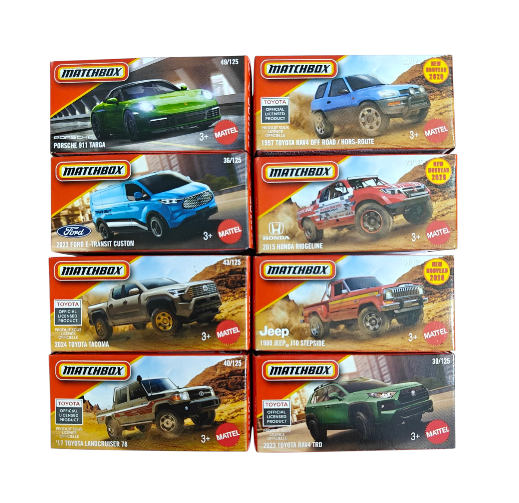 MATCHBOX POWER GRABS SET B