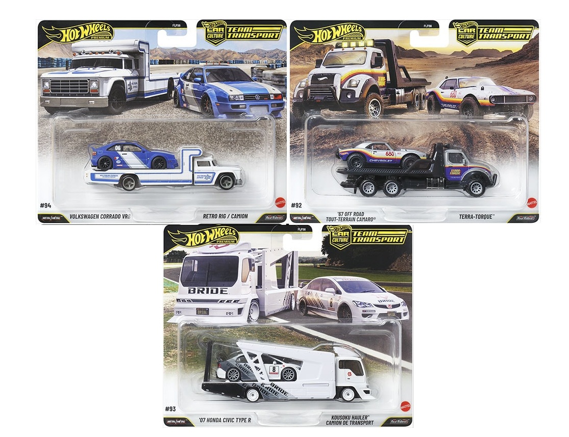 HOT WHEELS TEAM TRANSPORT 2026 MIX 3 SET OF 3