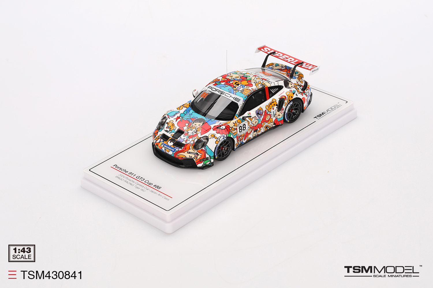 PORSCHE 911 GT3 CUP 88 BINGO RACING TIGER WU 2024 PORSCHE CARRERA CUP