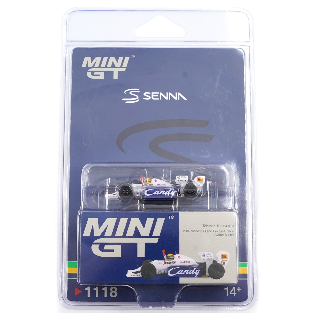 MINI GT TOLEMAN TG184 19 AYRTON SENNA 1984 MONACO GRAND PRIX 2ND PLAC