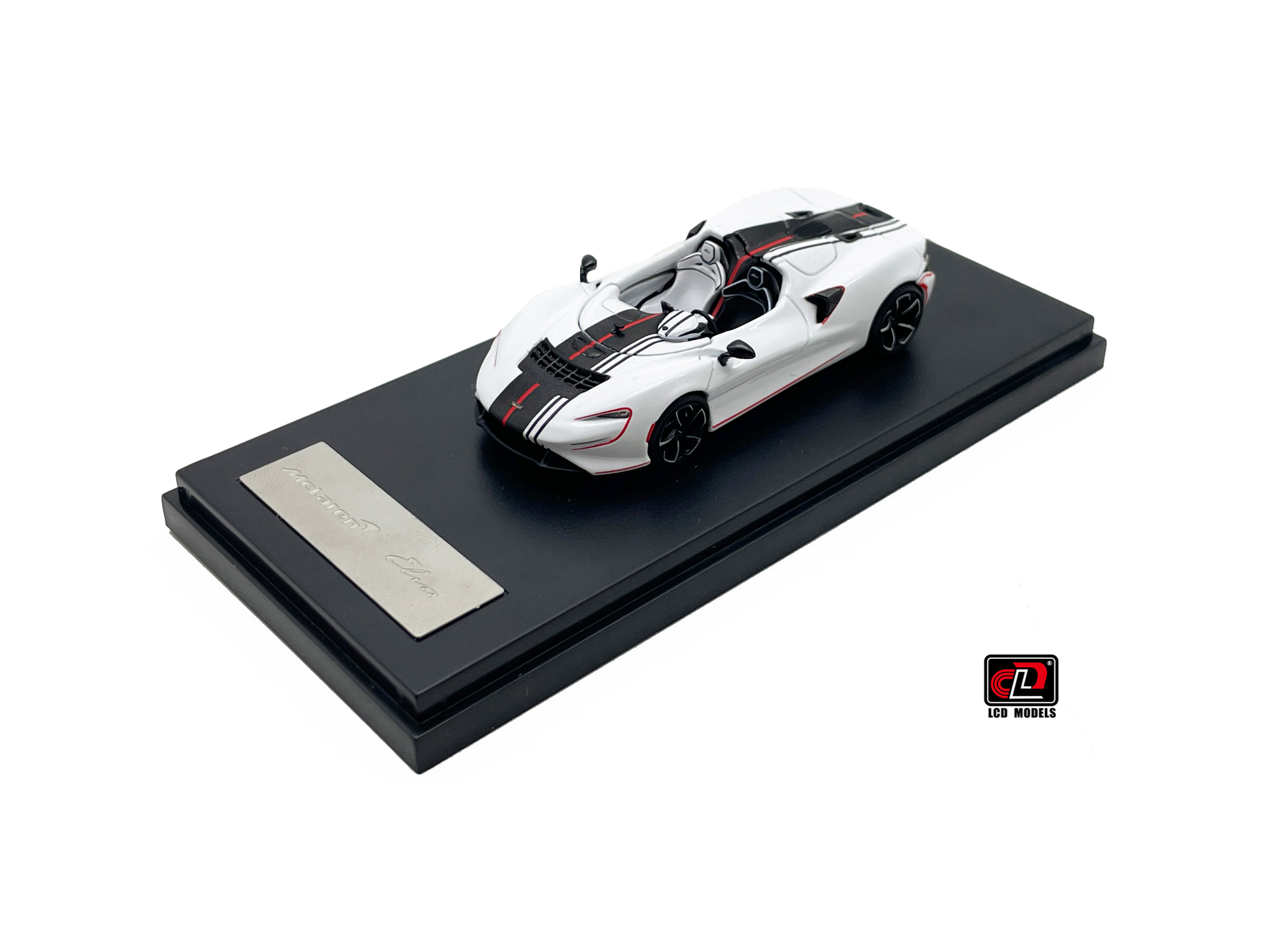 MCLAREN ELVA BLACK AND WHITE 