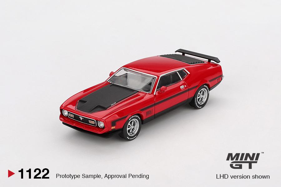 FORD MUSTANG MACH1 1971 RACE RED