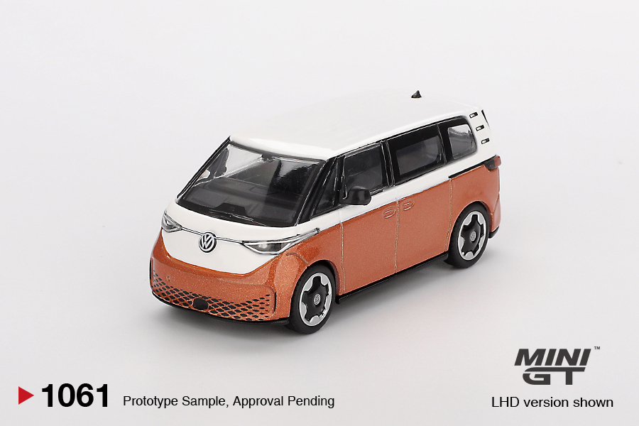 MINI GT VOLKSWAGEN IDBUZZ CANDY WHITE ENERGETIC ORANGE