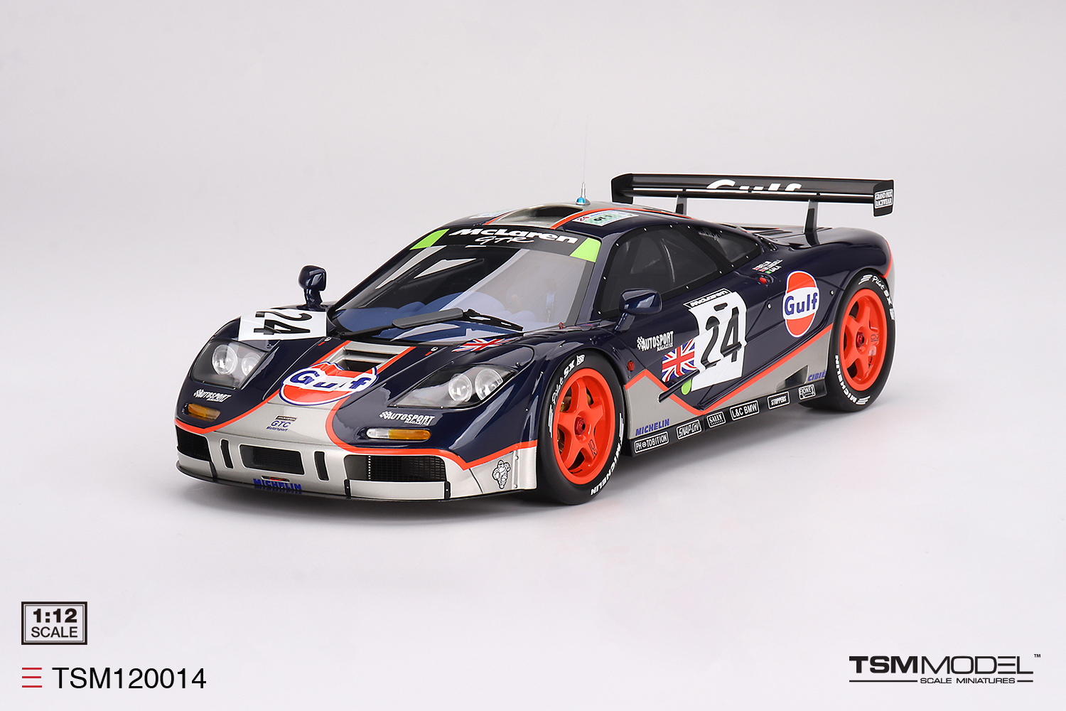 MCLAREN F1 GTR 24 GULF RACING LE MANS 24 HRS 1995