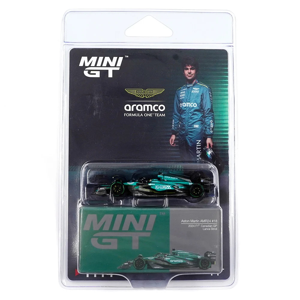 MINI GT ASTON MARTIN AMR24 18 LANCE STROLL 2024 F1 2024 