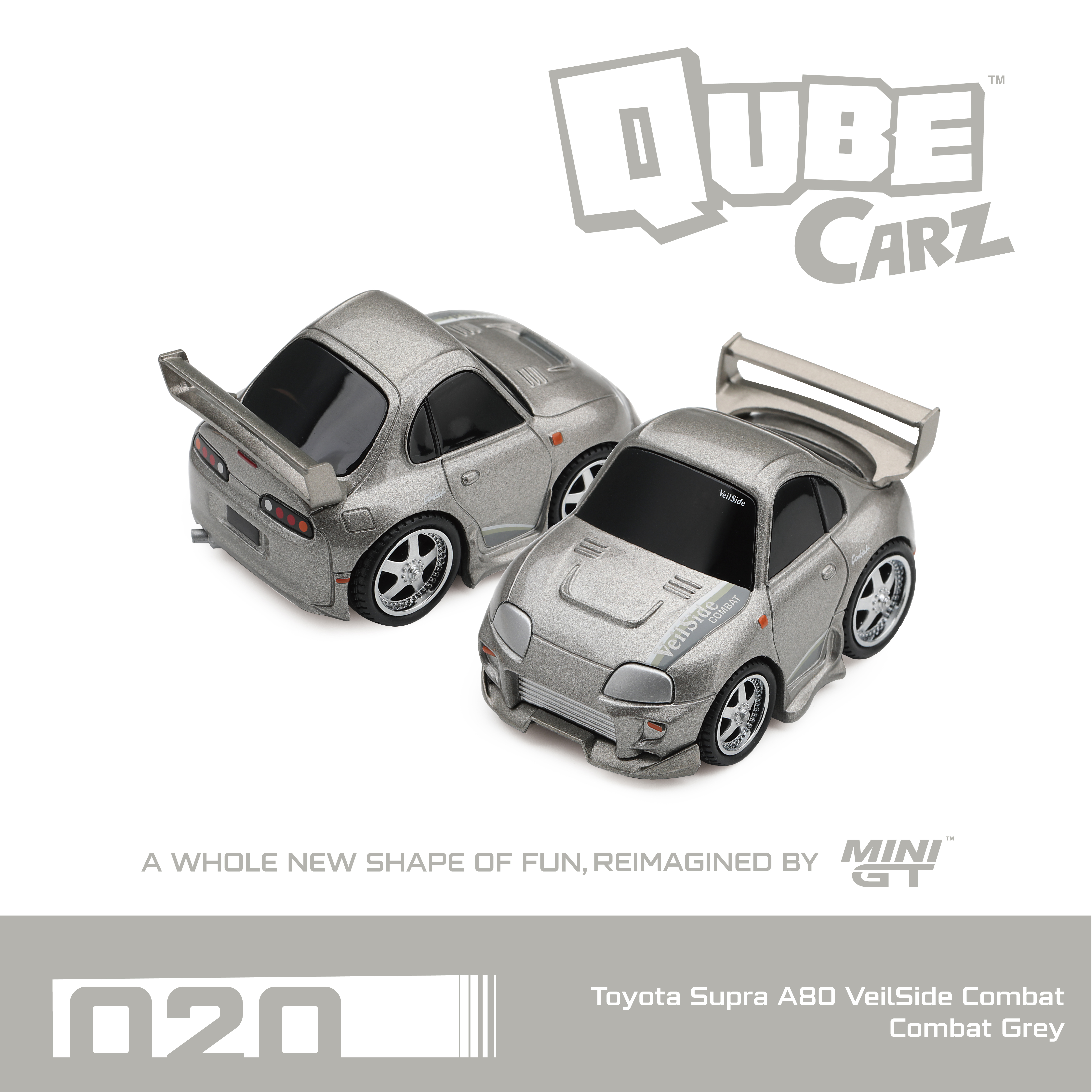 PREORDER TOYOTA SUPRA A80 VEILSIDE COMBAT COMBAT GREY