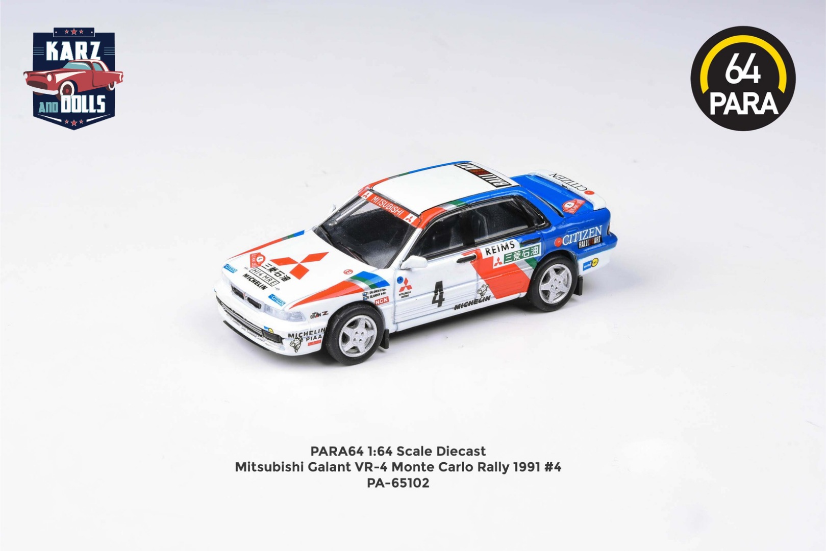 PARA64 MITSUBISHI MOTORS GALANT VR-4 MONTE CARLO RALLY 1991 LHD