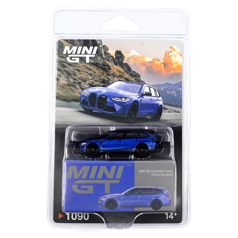 MINI GT BMW M3 COMPETITION TOURING PORTIMAO BLUE METALLIC 