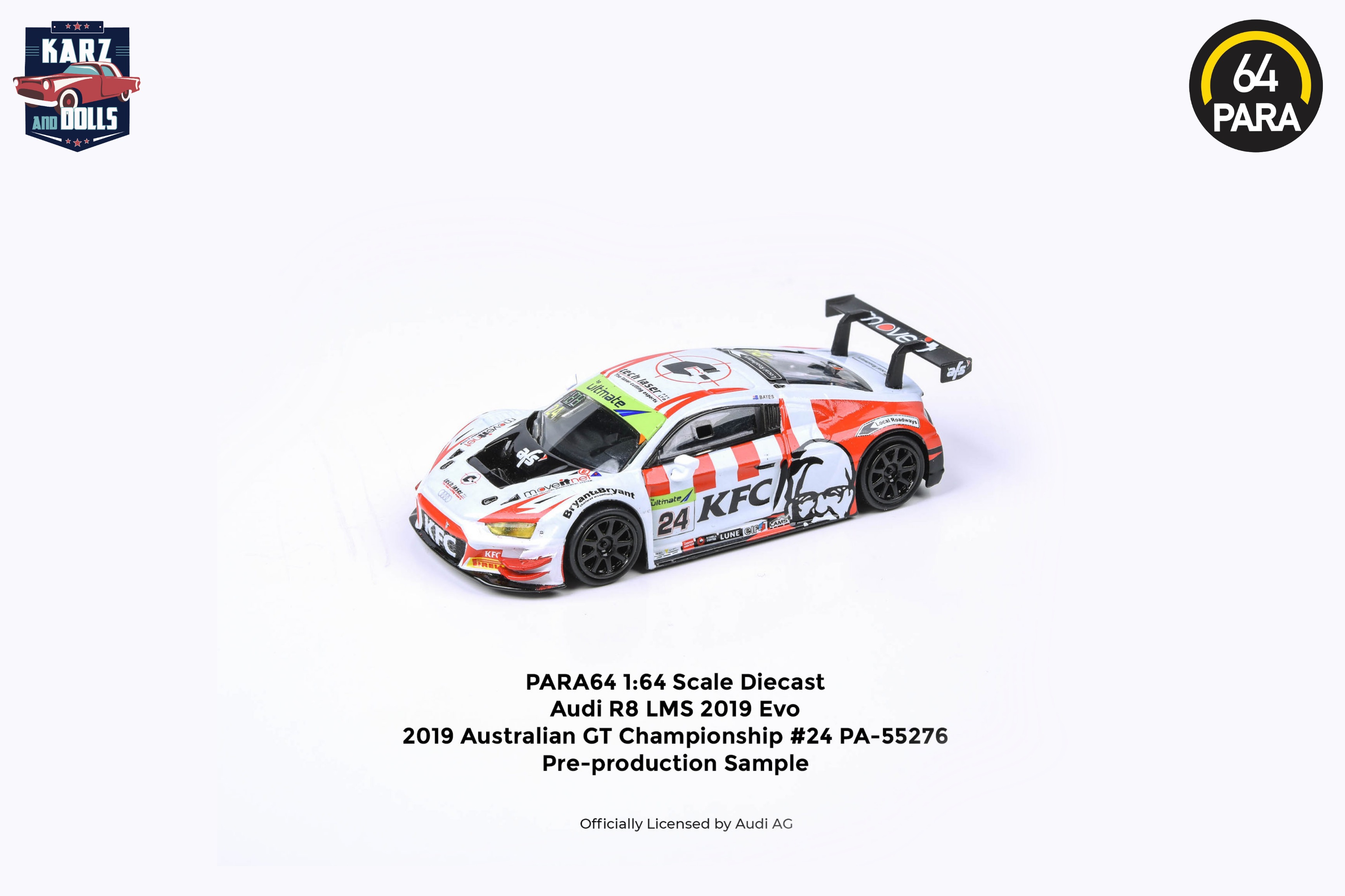 PARA64 2019 AUDI R8 LMS  AUSTRALIAN GT CHAMPIONSHIP 2019 KFC 24 TONY BATES 