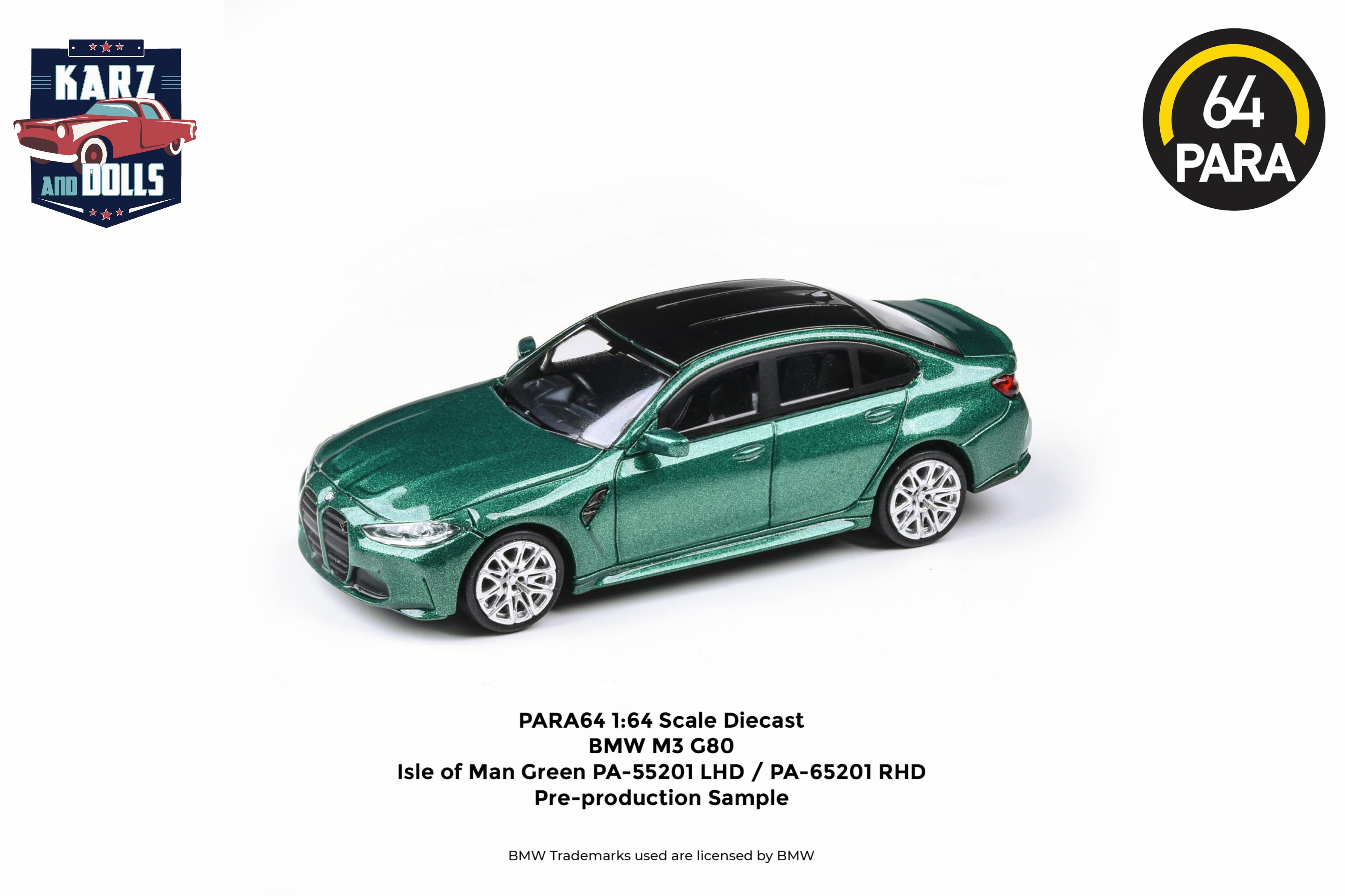 PARA64 BMW M3 G80 ISLE OF MAN GREEN RHD