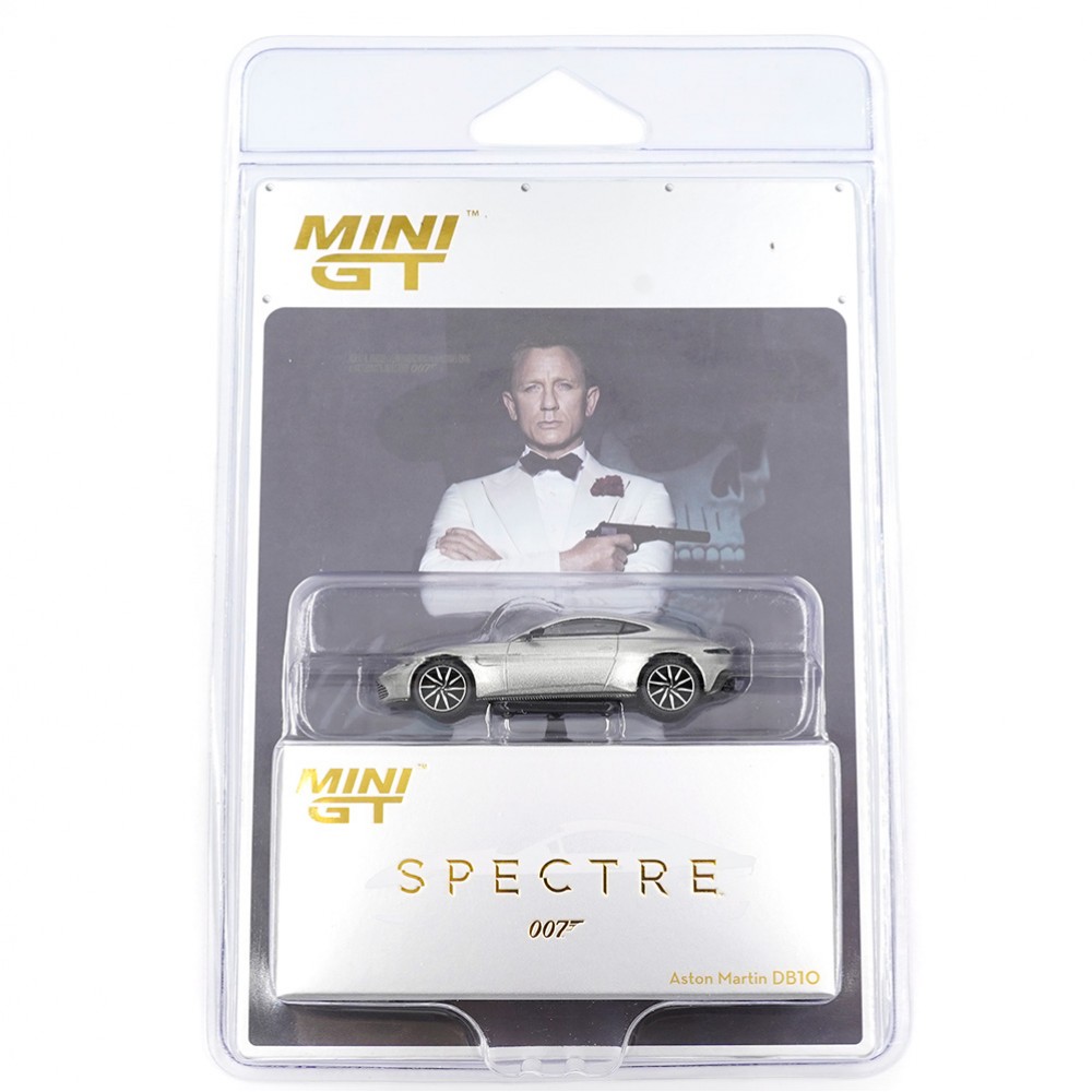 MINI GT ASTON MARTIN DB10 “SPECTRE” ENGLISH BLISTER PACKAGING