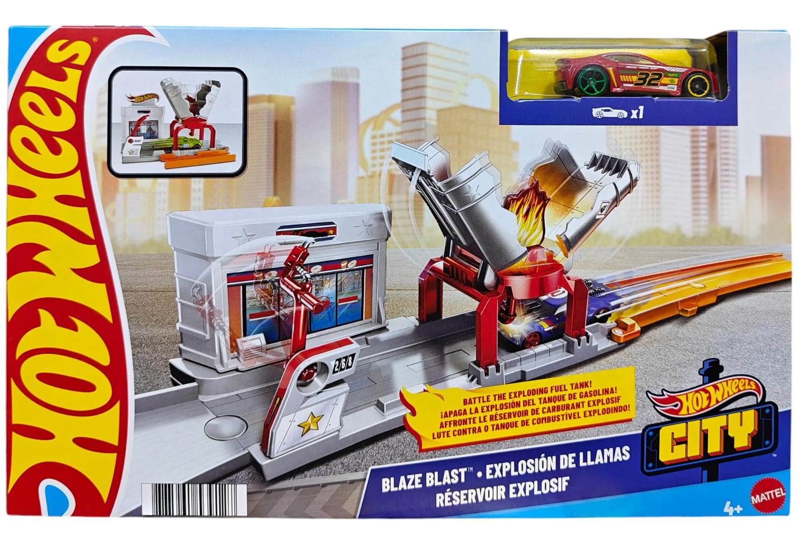 HOT WHEELS BLAZE BLAST PLAYSET FJN36