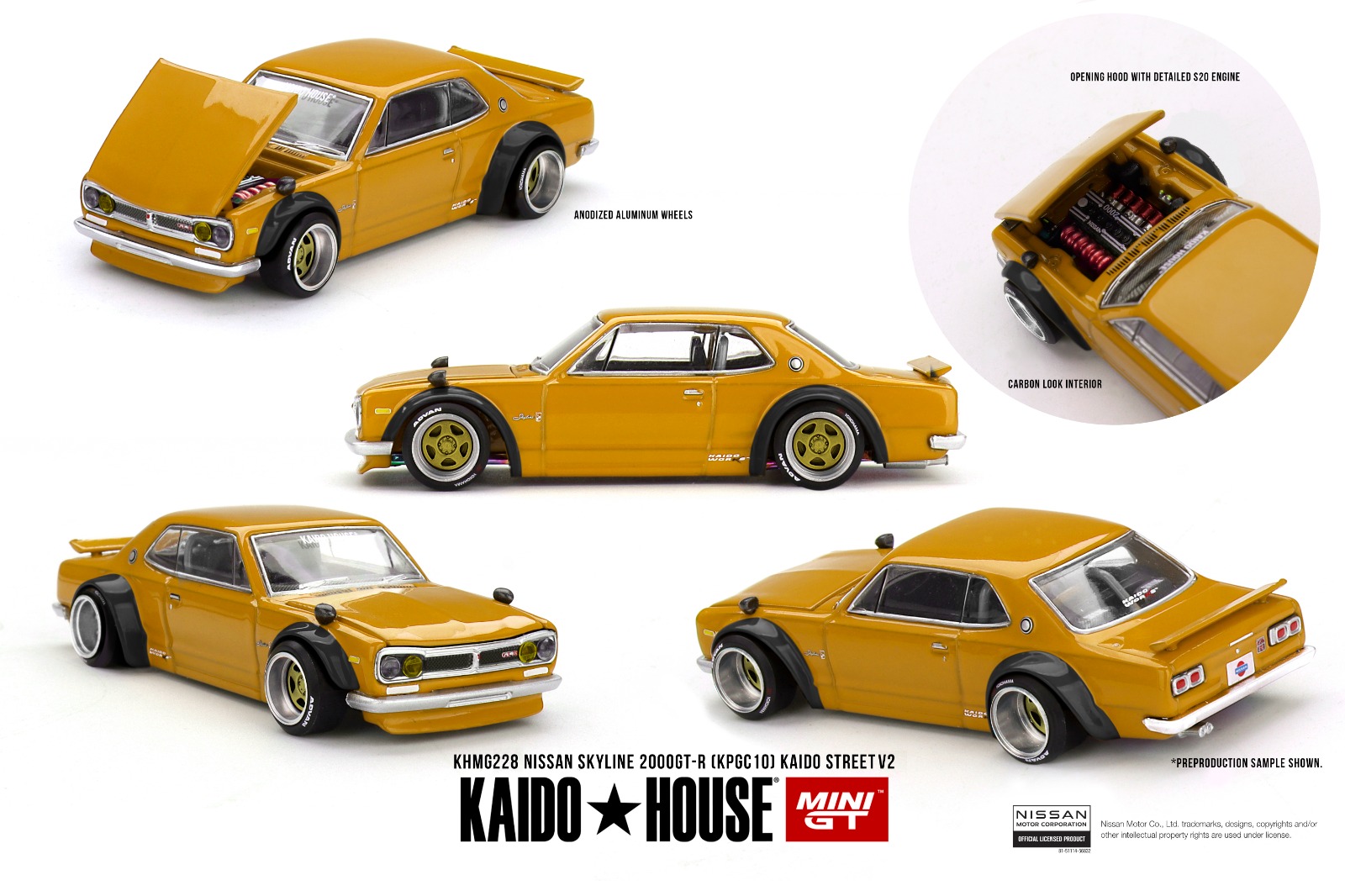 NISSAN SKYLINE 2000GTR KPGC10 KAIDO STREET V2 