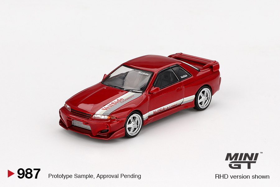 MINI GT NISSAN SKYLINE GTR R32 VEILSIDE COMBAT CI GEM RED