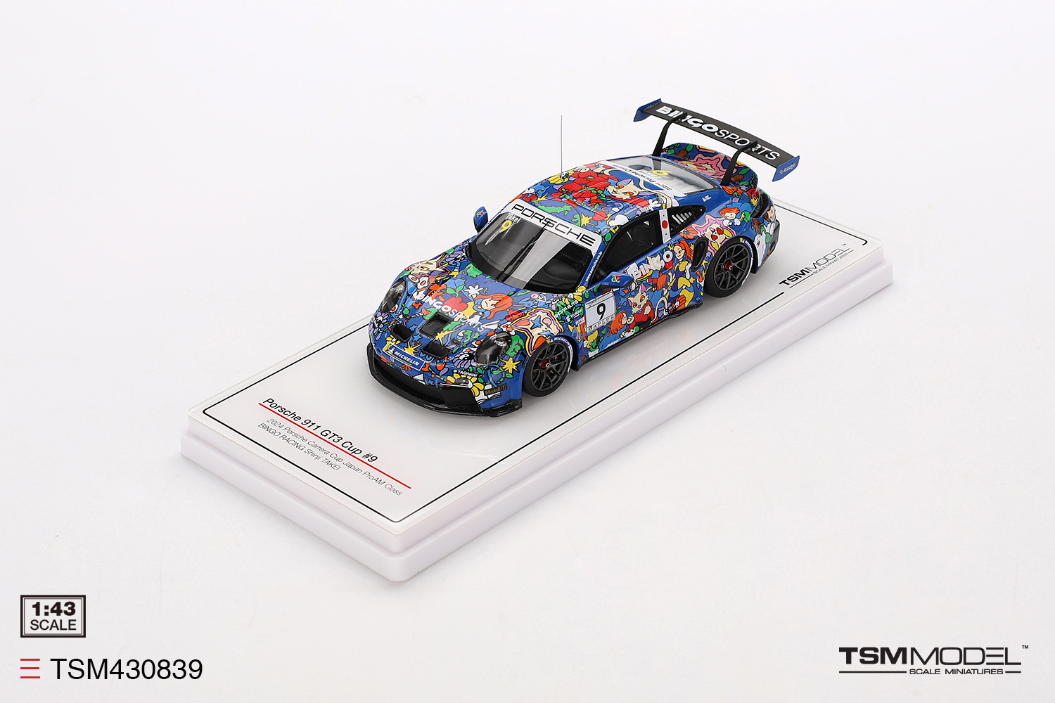 PORSCHE 911 GT3 CUP 9 BINGO RACING SHINJI TAKEI 2024 PORSCHE CARRERA 
