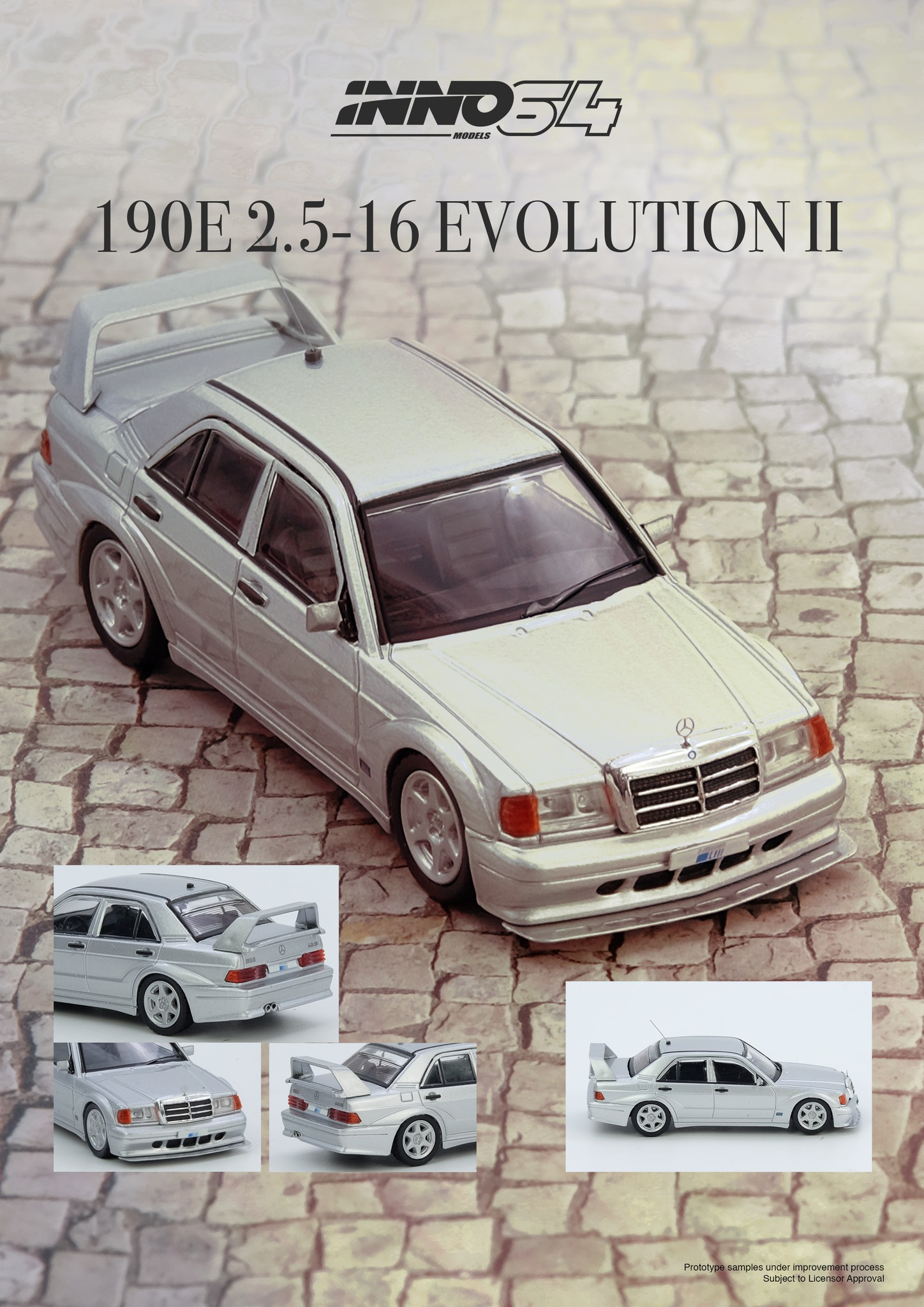 MERCEDES-BENZ 190E SILVER