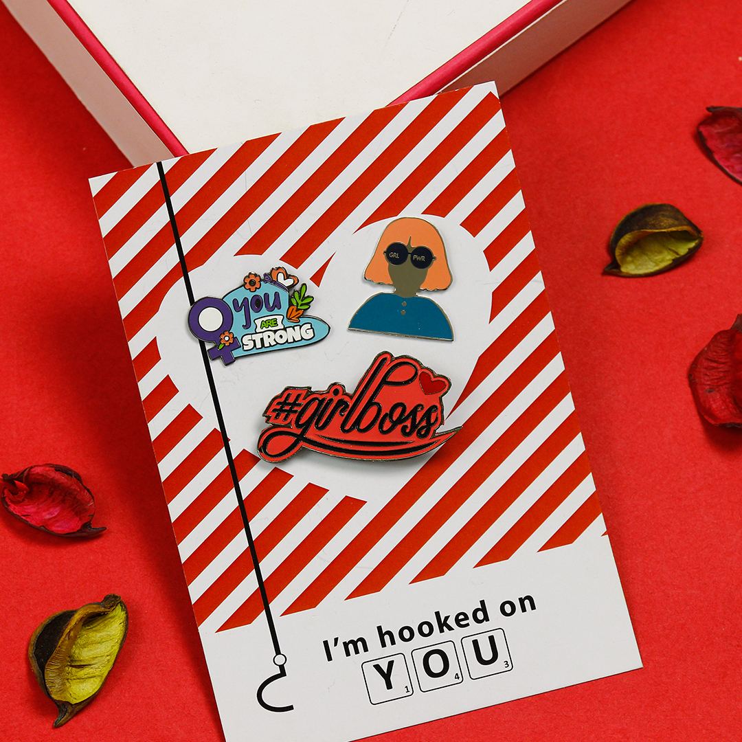 FEMINIST LAPEL PIN COMBO