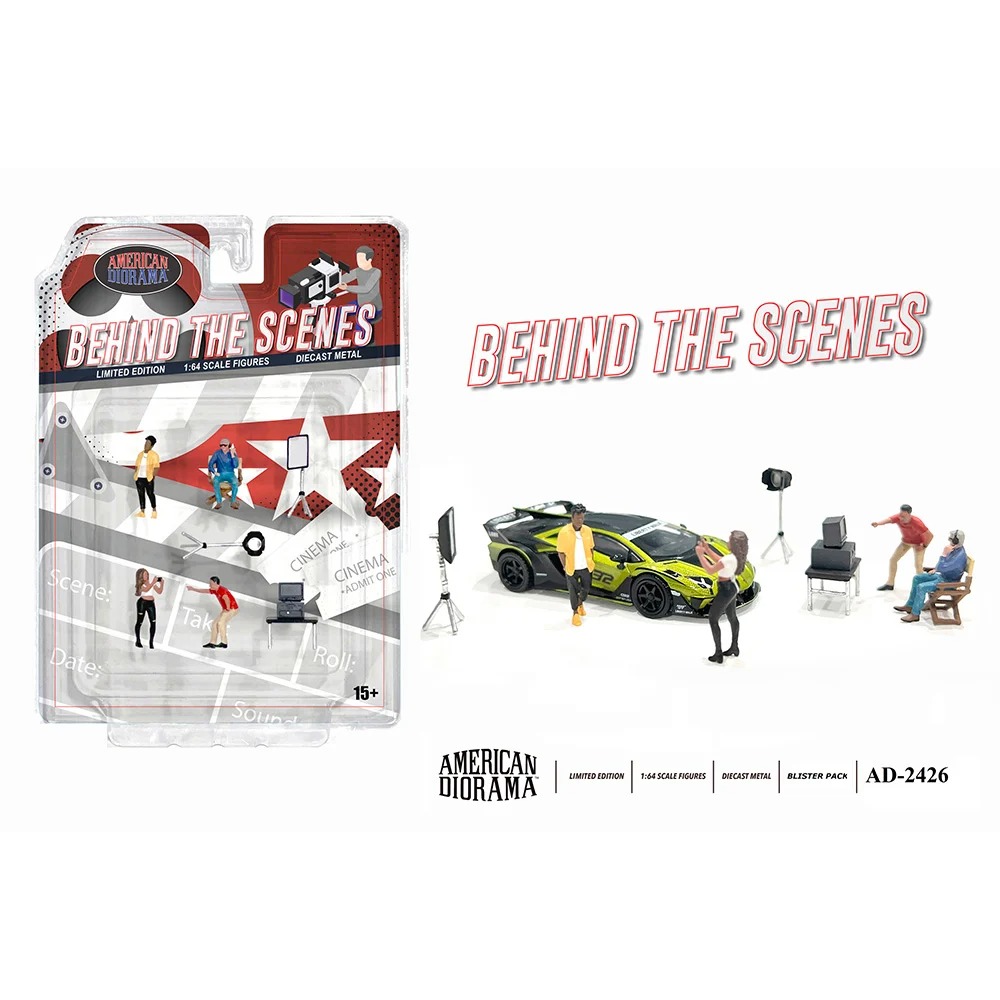 BEHIND THE SCENES 4 FIGURES  6 ACCESSORIES FIGURE SET 