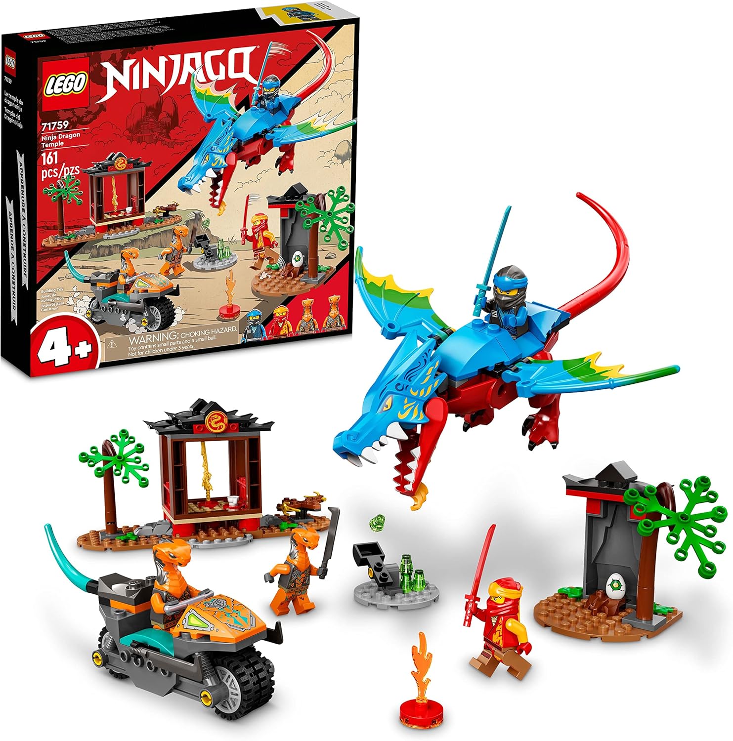 LEGO NINJAGO NINJA DRAGON TEMPLE SET 