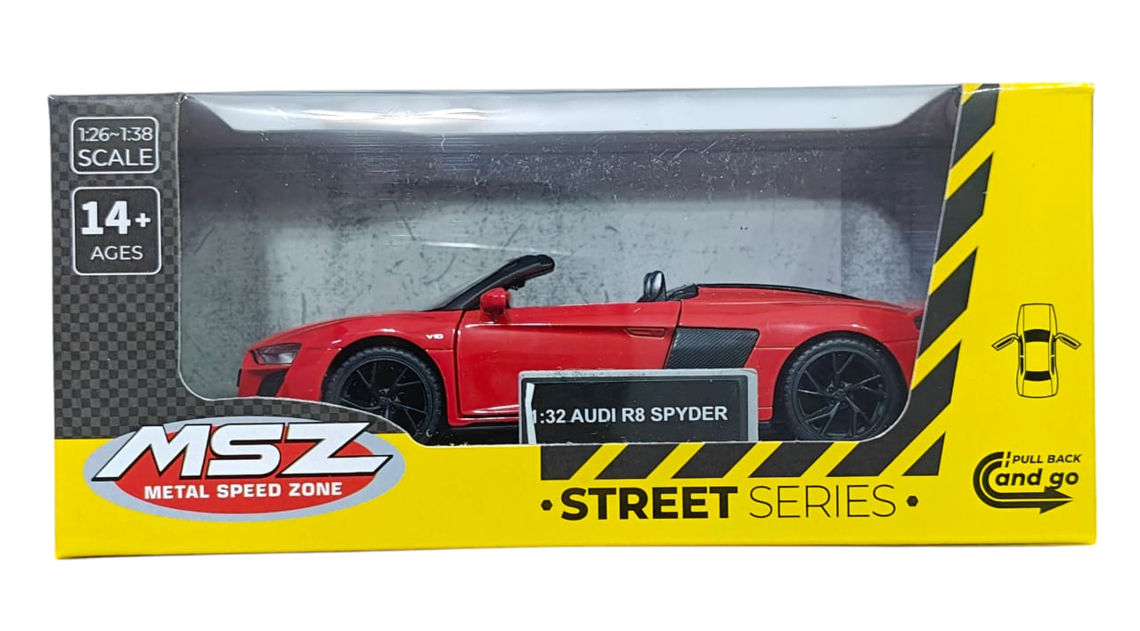 AUDI R8 SPYDER RED
