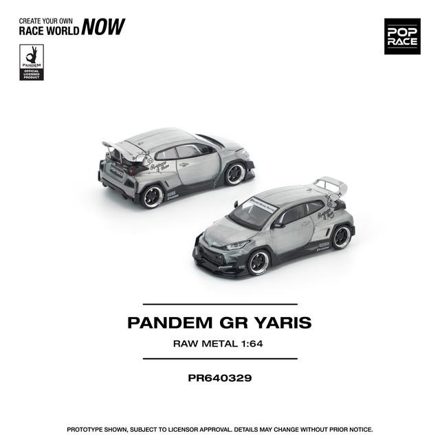 PANDEM GR YARIS IN RAW METAL HONG KONG TOYCAR SALON 