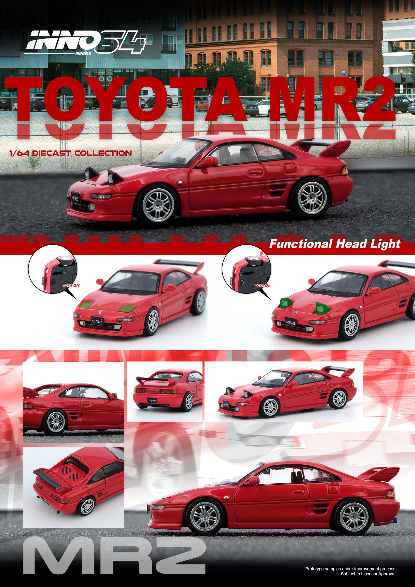 TOYOTA MR2 SW20 RED