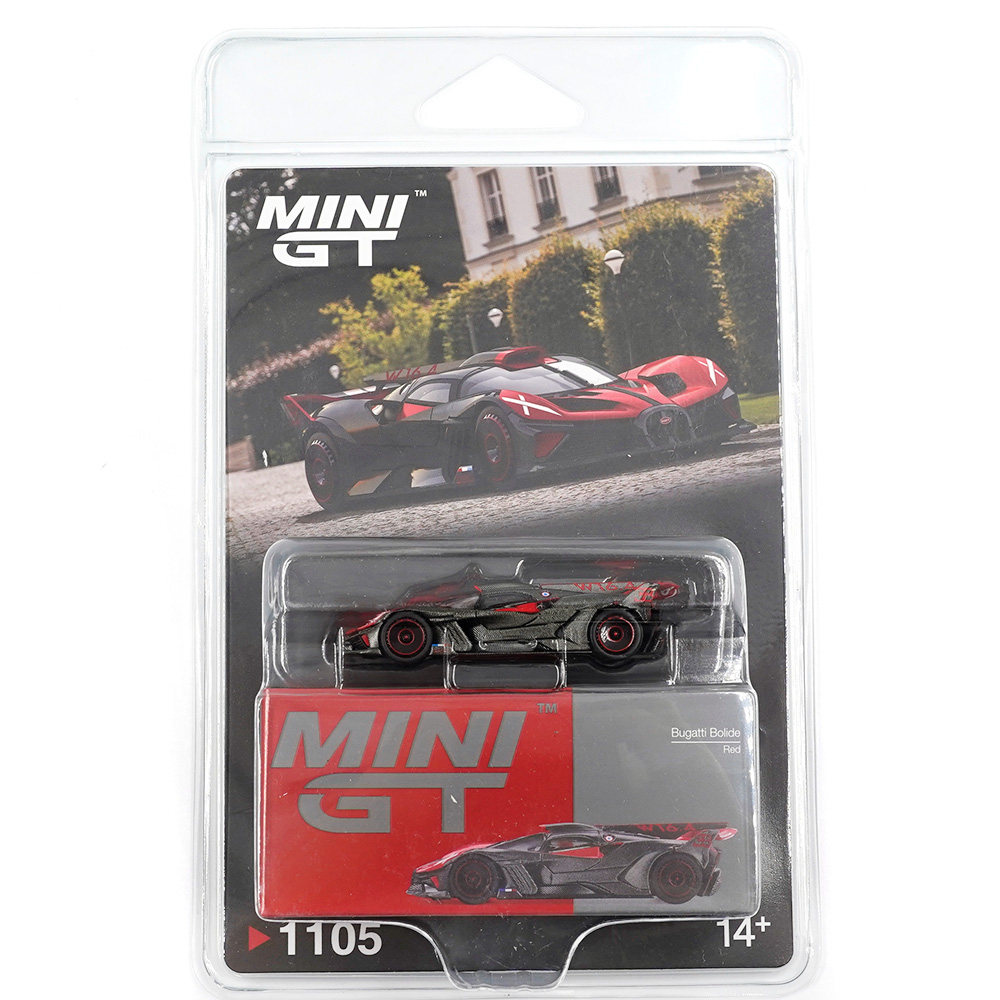 MINI GT BUGATTI BOLIDE RED