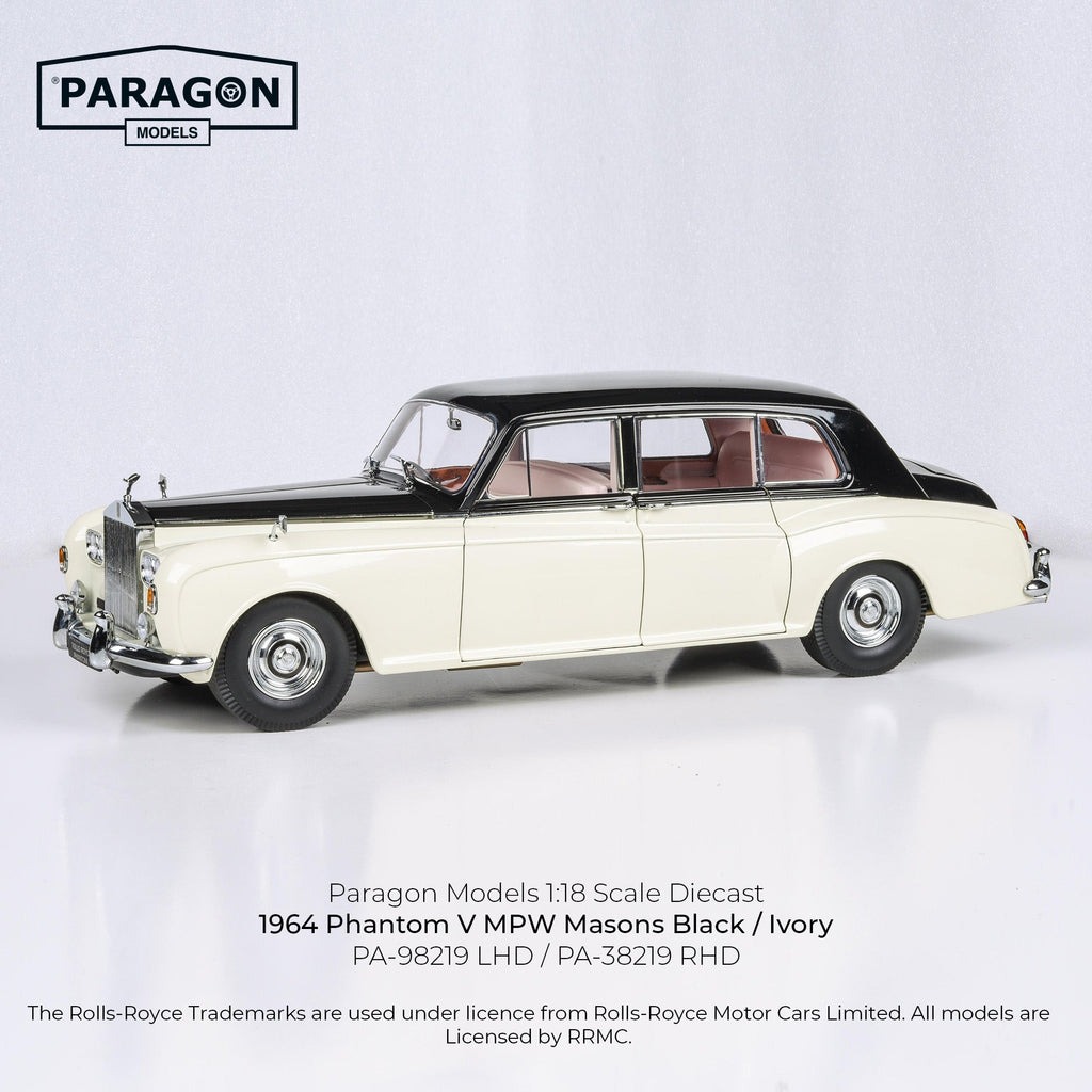 ROLLS ROYCE PHANTOM V MASONS BLACK - IVORY 