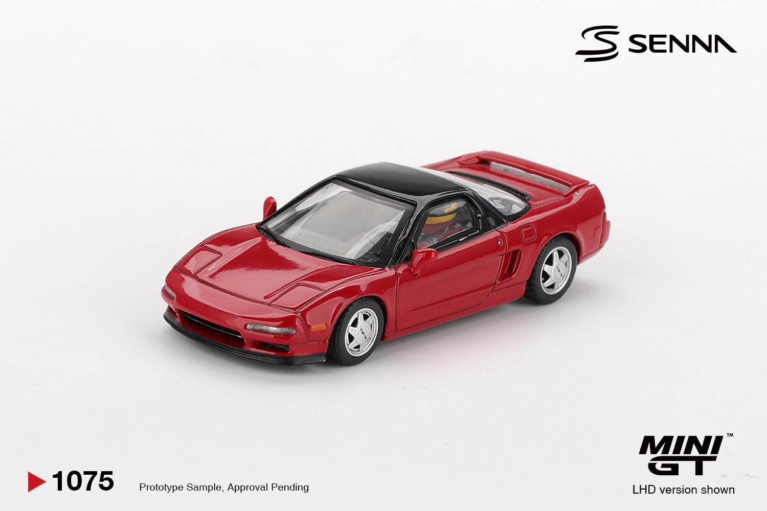 HONDA NSX PROTOTYPE MIDSHIP SPORTS 1989 AYRTON SENNA  W FIGURE