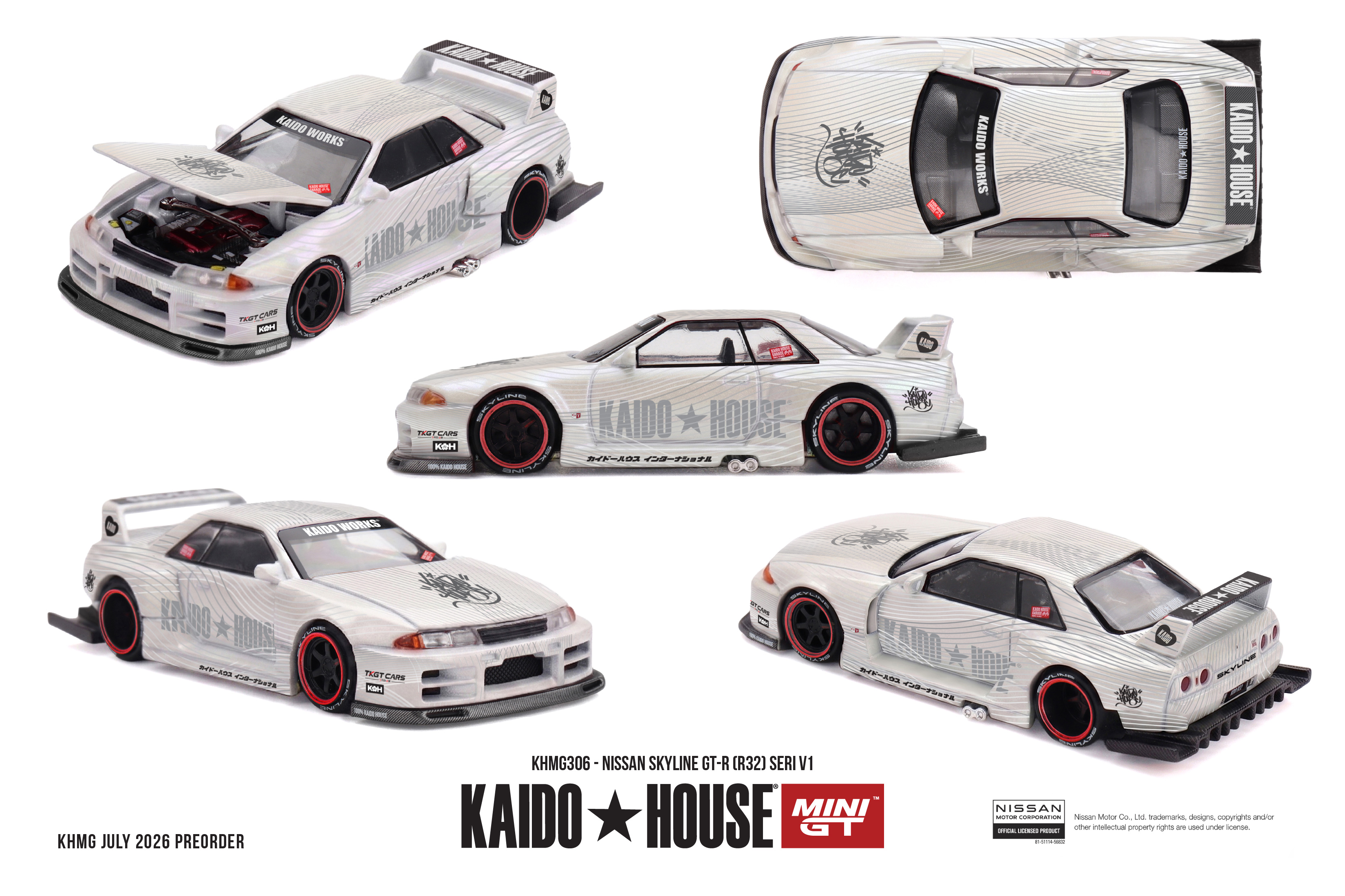 PREORDER NISSAN SKYLINE GTR R32 SERI V1