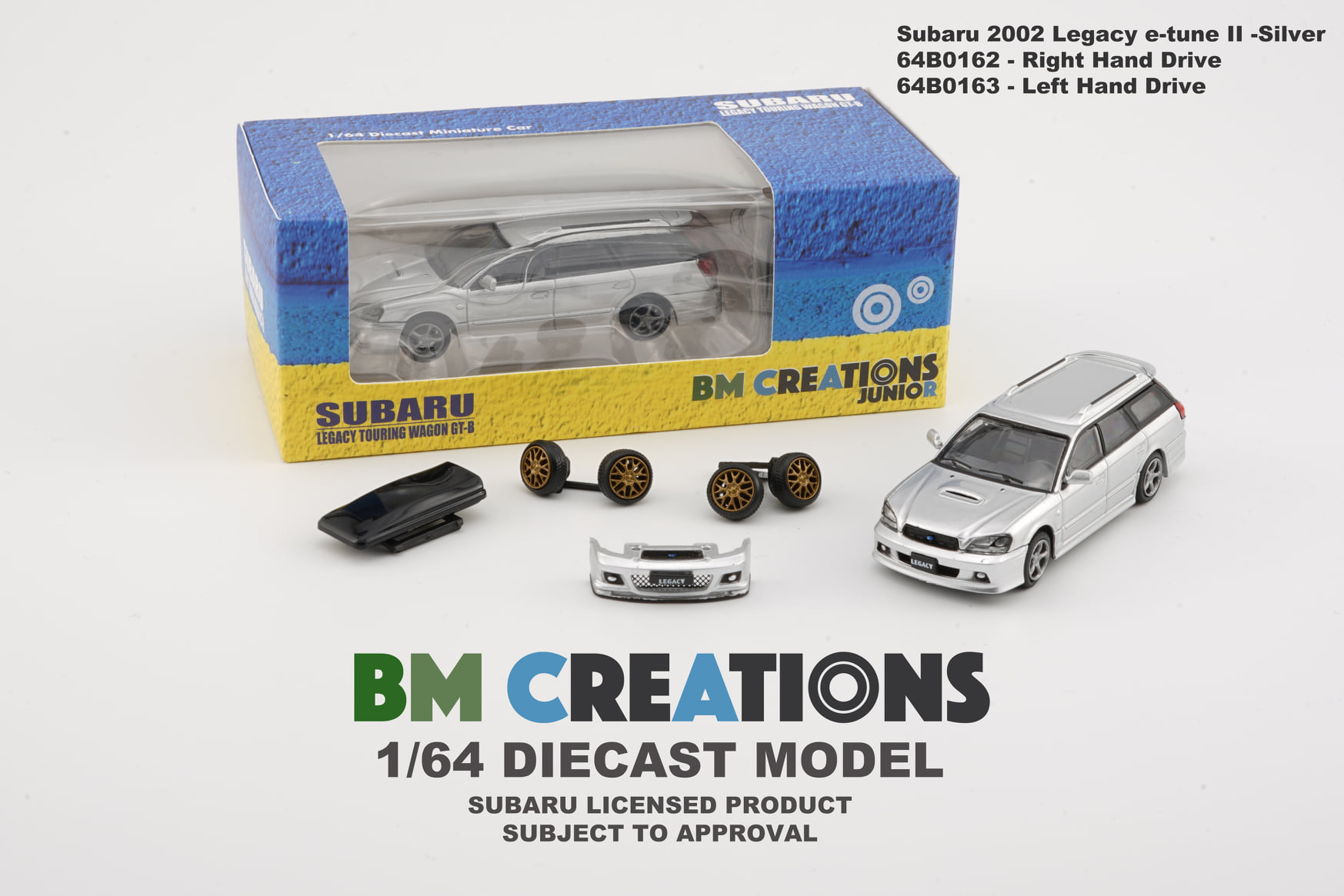 SUBARU LEGACY TOURING WAGON GT-B  SILVER RHD WITH ACCESSORIES