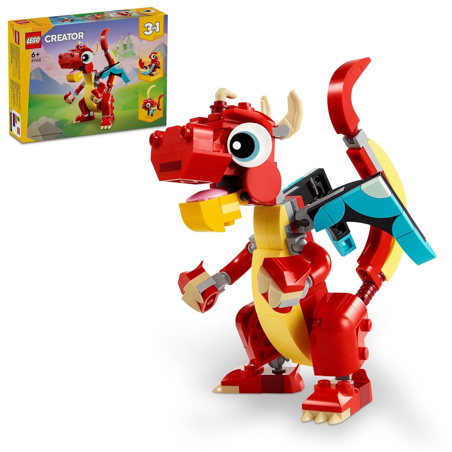 RED DRAGON TOY TO FISH FIGURE TO PHOENIX 