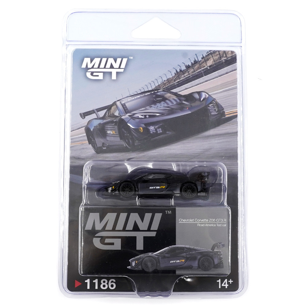 MINI GT CHEVROLET CORVETTE Z06 GT3R ROAD AMERICA TEST CAR