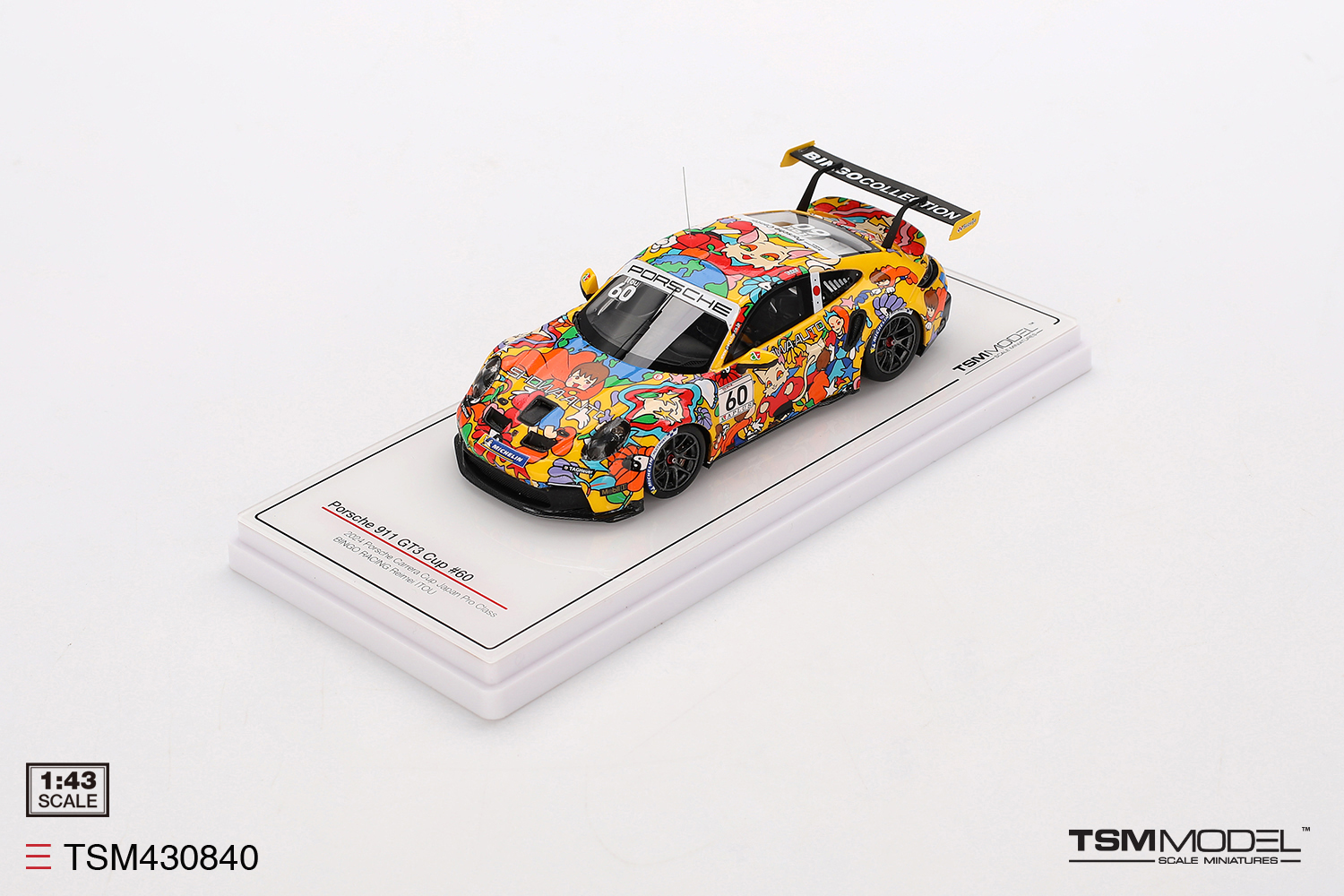PORSCHE 911 GT3 CUP 60 BINGO RACING REIMEI ITOU 2024 PORSCHE CARRERA 