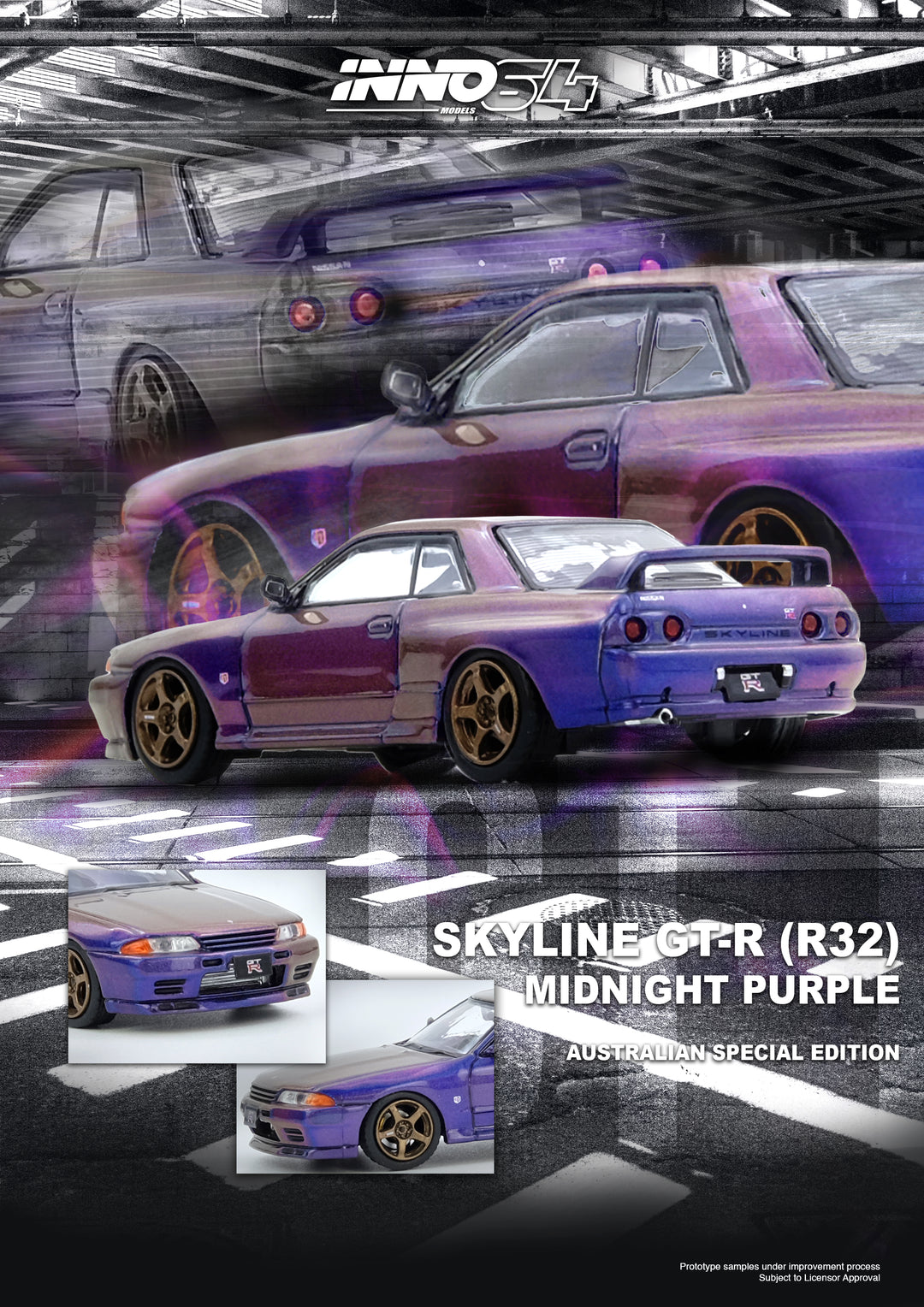 SKYLINE GTR R32 MIDNIGHT PURPLE 