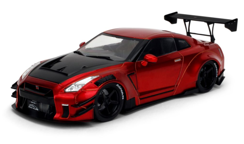 NISSAN GTR R35 WITH LIBERTY WALK BODY KIT