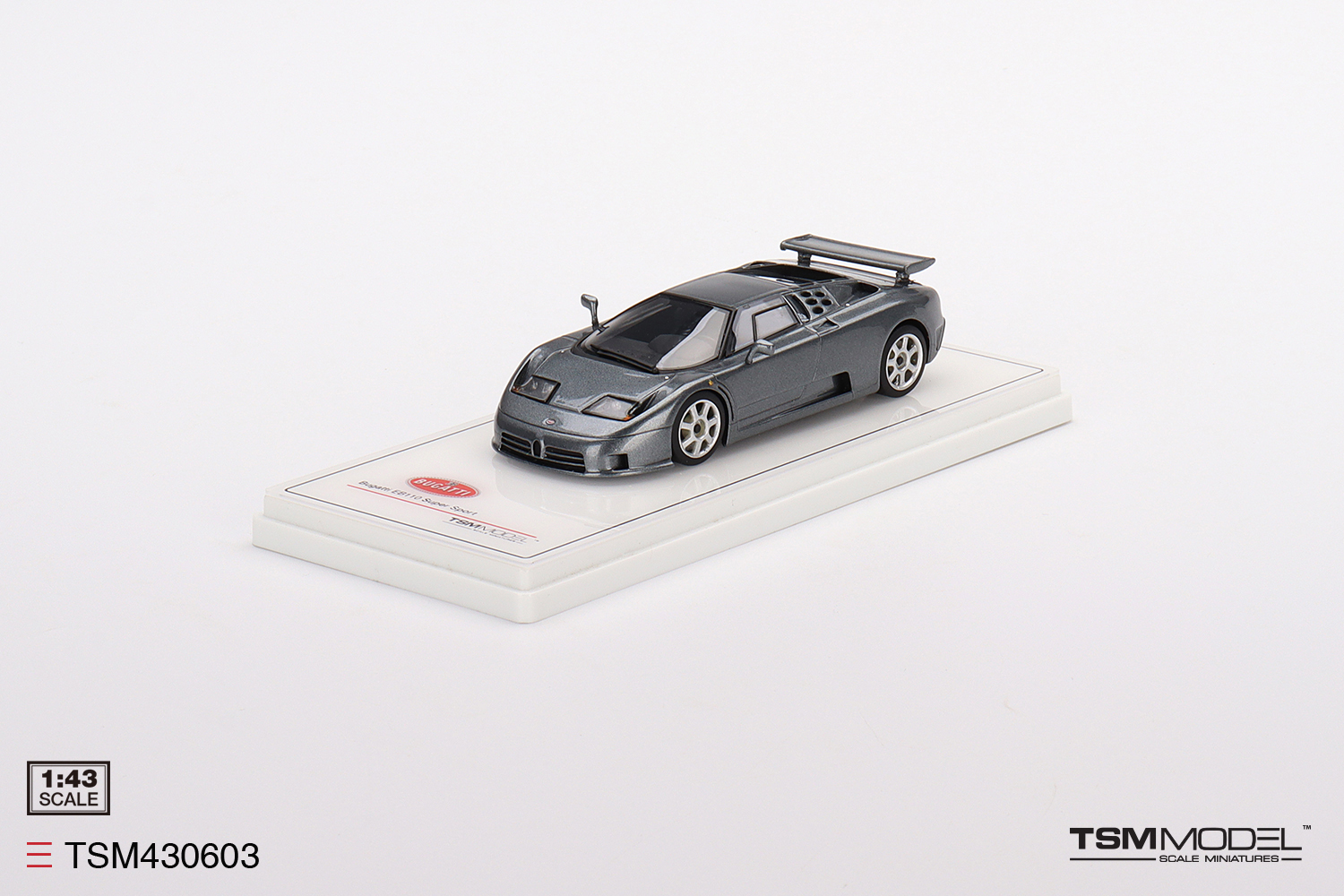 BUGATTI EB110 SUPER SPORT GRIGIO SCURO