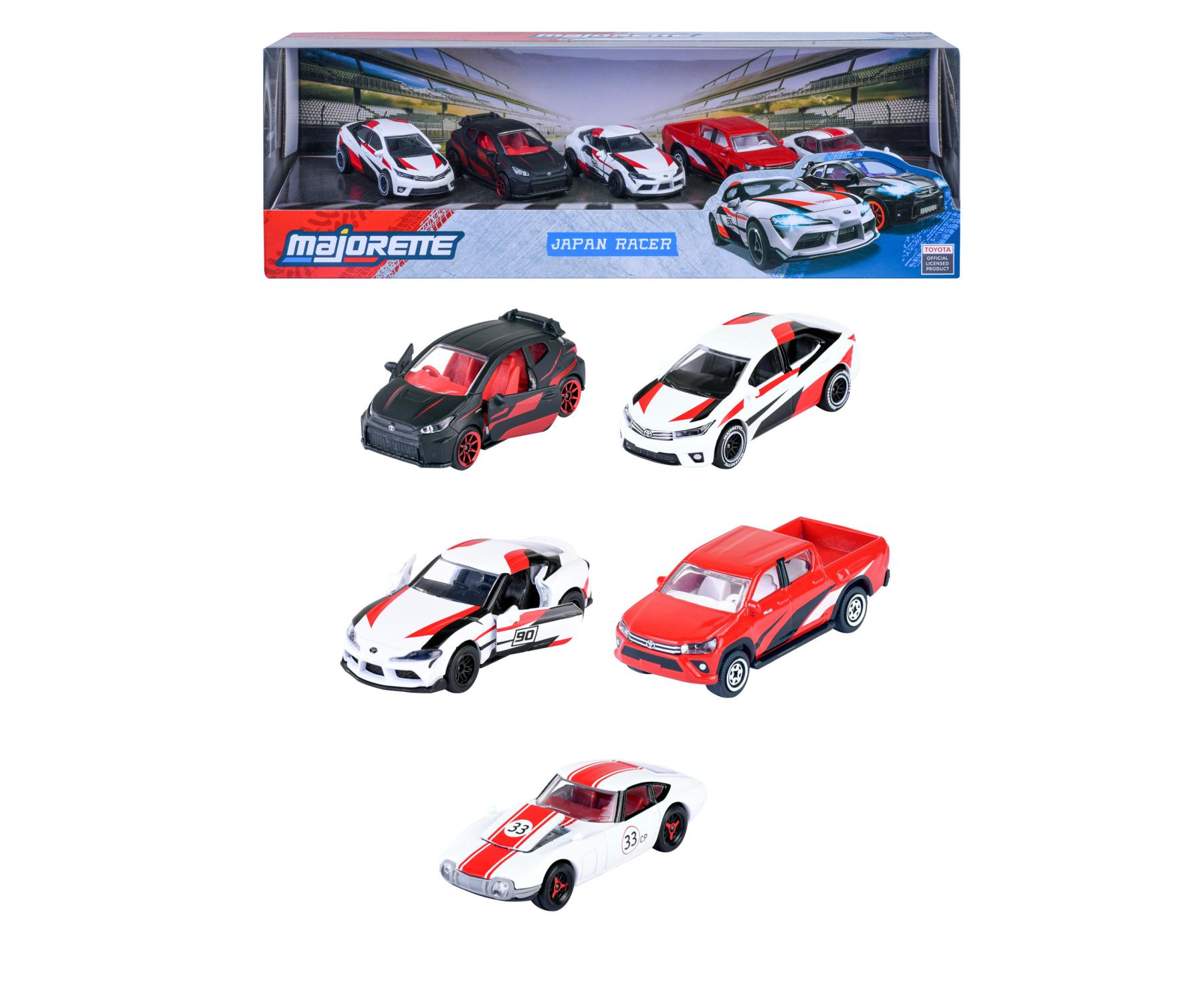 MAJORETTE JAPAN RACER 5 PCS GIFTPACK