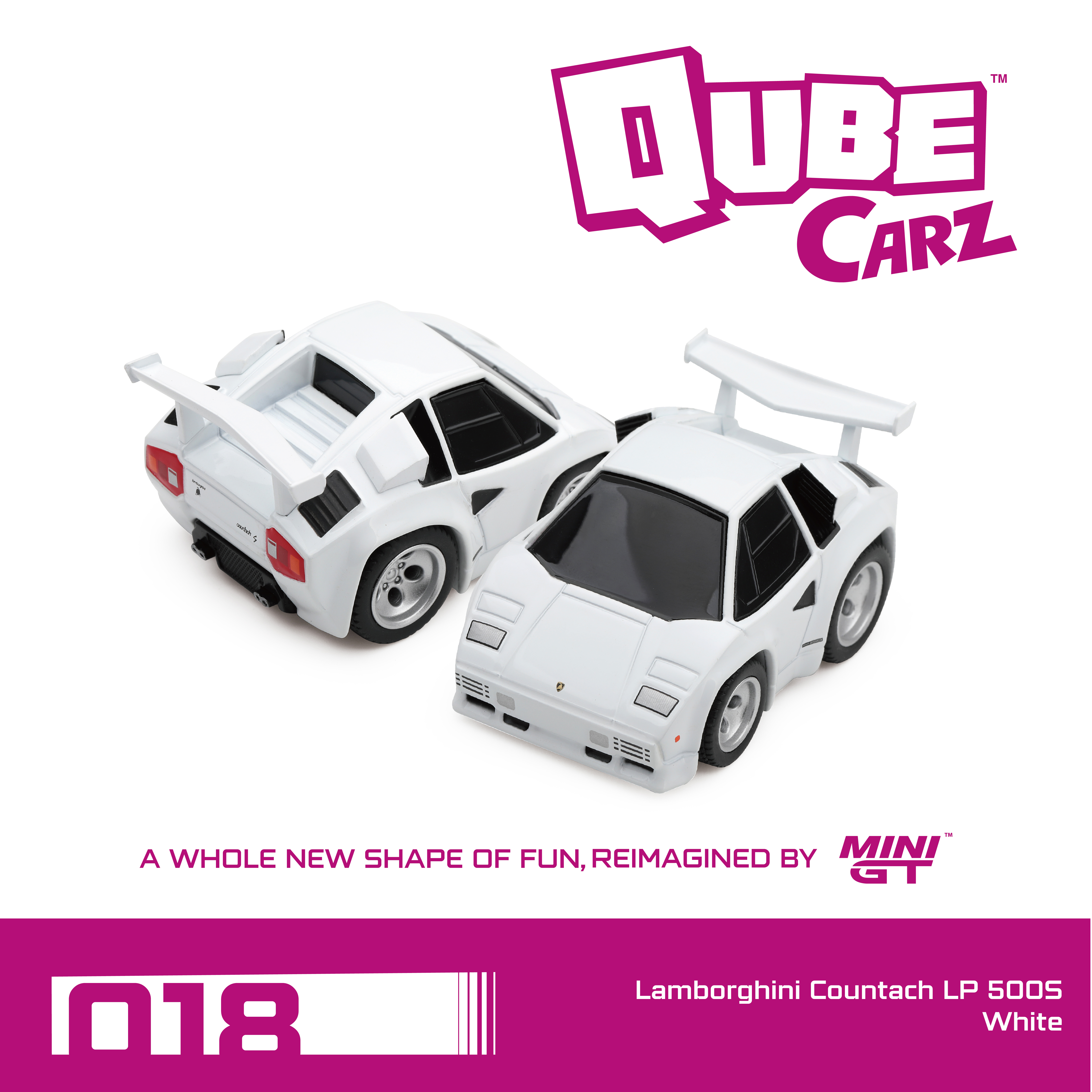 PREORDER LAMBORGHINI COUNTACH 500S WHITE