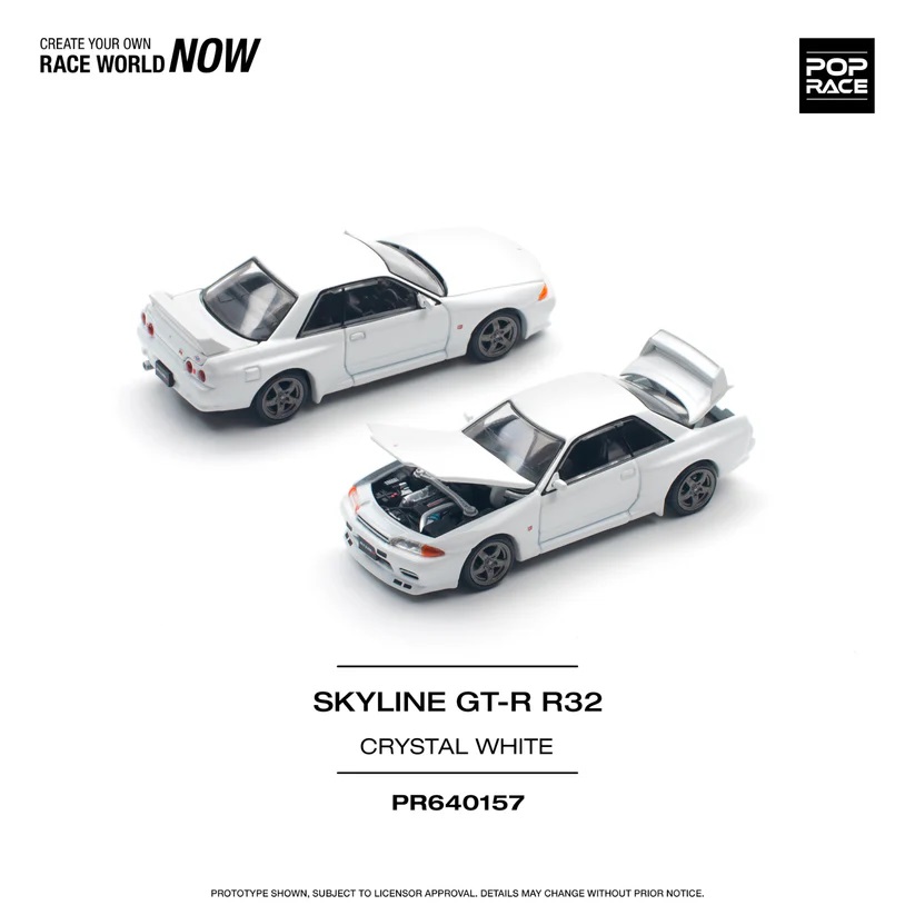 NISSAN SKYLINE GT-R R32 CHRYSTAL WHITE