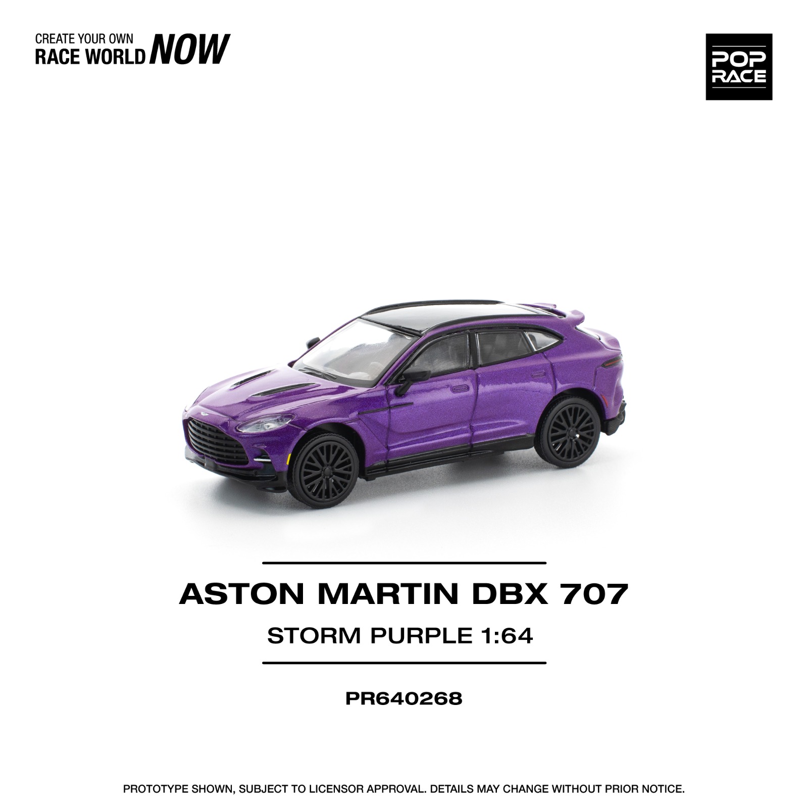 ASTON MARTIN DBX 707 STORM PURPLE