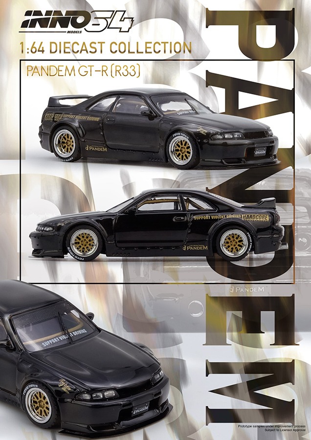 PANDEM GTR BCNR33 BLACK